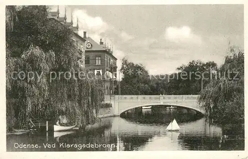 AK / Ansichtskarte Odense Vd Klavagadebroen Odense