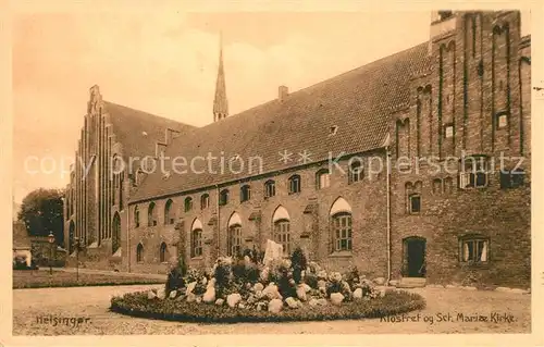 AK / Ansichtskarte Helsingor_Elsinore Kloster Sankt Mariae Kirke Helsingor Elsinore