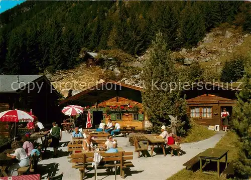 AK / Ansichtskarte Ginzling Jausenstation Tristenbachalm Zillertal Ginzling