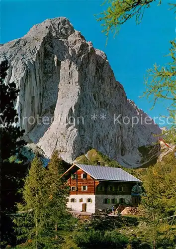 AK / Ansichtskarte Absam Hallerangerhaus mit Kleinem Lavatscher Hinterautal Karwendelgebirge Absam