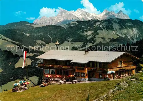 AK / Ansichtskarte St_Johann_Tirol Alpengasthof Angerer Alm Loferer Steinberge St_Johann_Tirol