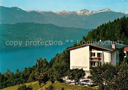 AK / Ansichtskarte Millstatt_Millstaettersee Pension Kaertnerhof Alpenpanorama Millstatt_Millstaettersee