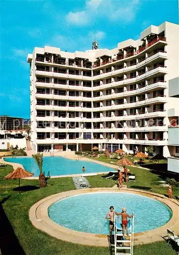 AK / Ansichtskarte Playa_del_Ingles_Gran_Canaria Apartamentos Coronas Blancas Piscina Playa_del