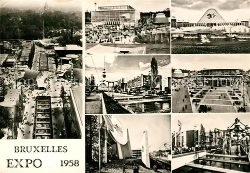 AK / Ansichtskarte Bruxelles_Bruessel Expo Exposition Universelle Bruxelles_Bruessel