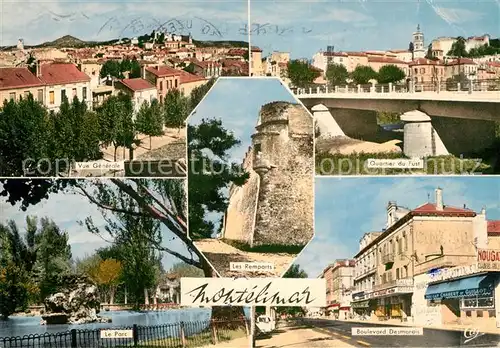 AK / Ansichtskarte Montelimar Vue generale Quartier du Fust Les Remparts Le Parc Boulevard Desmarais Montelimar