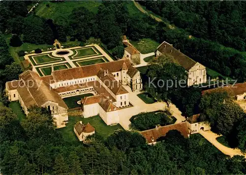 AK / Ansichtskarte Fontenay_Cote_d_Or Abbaye Cistercienne vue aerienne Fontenay_Cote_d_Or
