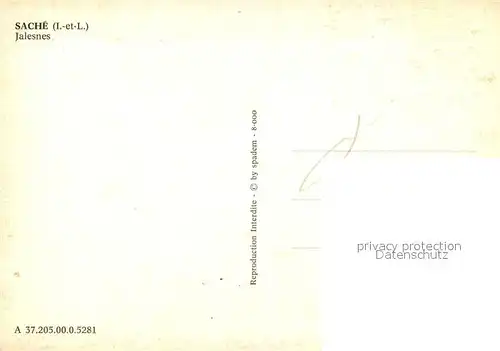 AK / Ansichtskarte Sache Jalesnes Chateau vue aerienne Sache