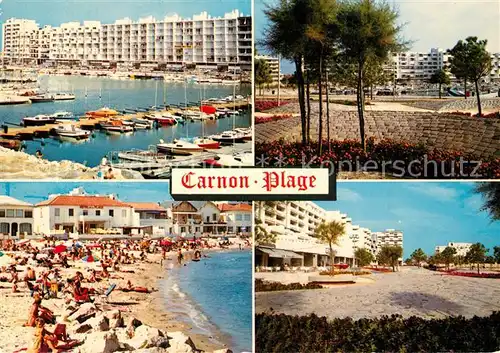 AK / Ansichtskarte Carnon_Plage Port de Plaisance Promenade Plage Les Residences Carnon_Plage