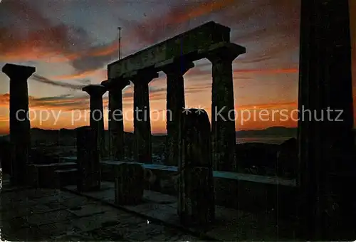 AK / Ansichtskarte Egina_Aegina Aphaeatempel Egina Aegina