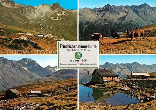 AK / Ansichtskarte Galtuer_Tirol Friedrichshafener Huette  Kuehe Galtuer Tirol