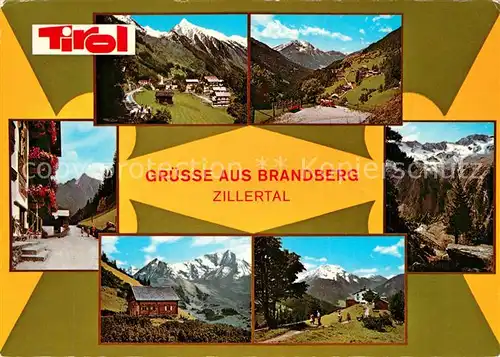 AK / Ansichtskarte Brandberg_Tirol Zillertal Zillergrund Brandberg Steinerkogelhaus Kolmhaus Brandberg Tirol