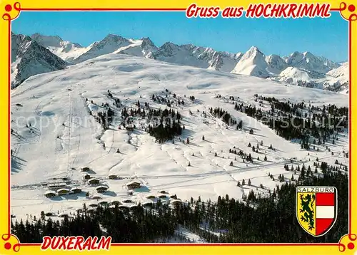 AK / Ansichtskarte Krimml Duxeralm Fliegeraufnahme Krimml