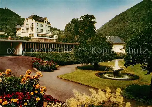 AK / Ansichtskarte Bad_Bertrich Kurgarten Hotel Alleegarten Bad_Bertrich