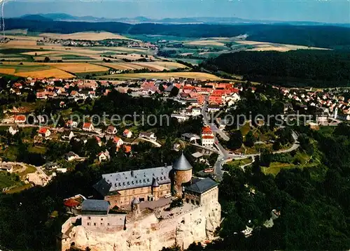 AK / Ansichtskarte Waldeck_Edersee Fliegeraufnahme Schloss Edertalsperre Waldeck Edersee