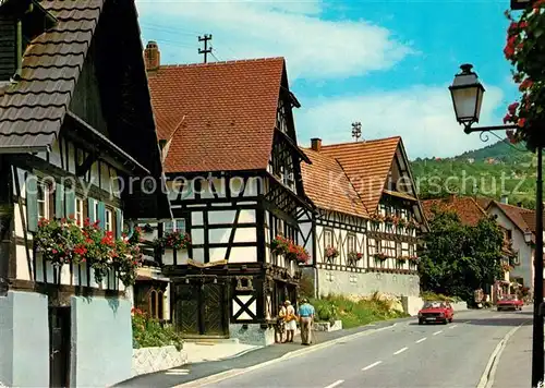 AK / Ansichtskarte Sasbachwalden Blumen  und Weinort Sasbachwalden