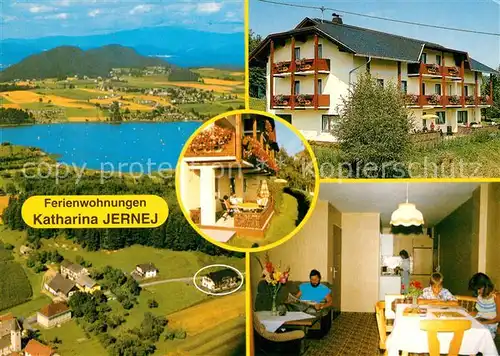 AK / Ansichtskarte St_Primus_Turnersee Ferienwohnungen Jerney Fliegeraufnahme St_Primus_Turnersee