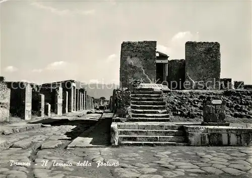 AK / Ansichtskarte Pompei Il Tempio della Fortuna Antike Staette Ruinen Pompei