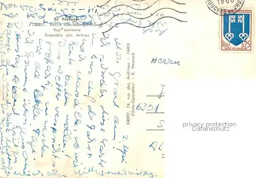 AK / Ansichtskarte Arles_Bouches du Rhone Ensemble des Arenes vue aerienne Arles_Bouches du Rhone