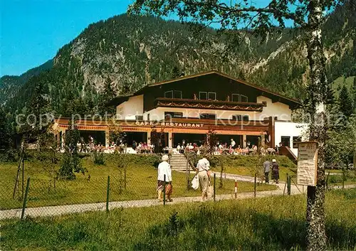AK / Ansichtskarte Plansee Hotel Forelle Cafe Restaurant Plansee
