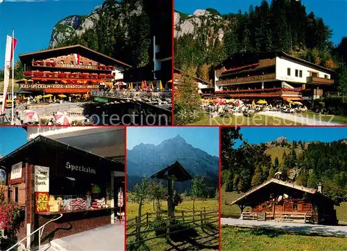 AK / Ansichtskarte Hinterriss_Tirol Alpengasthof und Alpencafe Eng Grosser Ahornboden Alpen Hinterriss Tirol