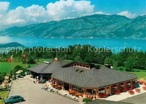 AK / Ansichtskarte Aeschiried Restaurant Chemihuette Thunersee Sigriswil Aeschiried