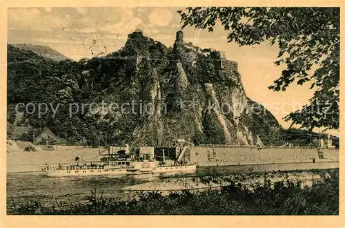AK / Ansichtskarte Schreckenstein_Burg_Strekov Dampfer  Schreckenstein_Burg