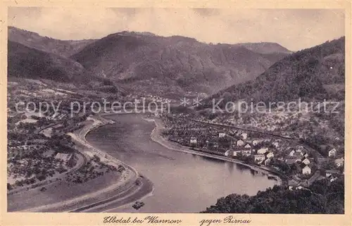 AK / Ansichtskarte Wannow Elbetal gegen Birnau Wannow