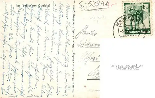 AK / Ansichtskarte Queistal_Kwisa Talsperre Goldentraum  