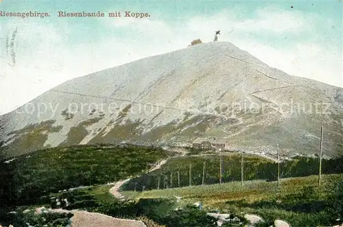 AK / Ansichtskarte Riesenbaude Koppe Riesenbaude