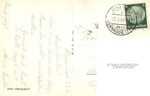 AK / Ansichtskarte Alexisbad_Harz Bad Blick vom Eisernen Kreuz Alexisbad_Harz