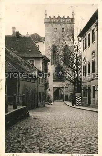 AK / Ansichtskarte Bautzen Schlossturm Bautzen