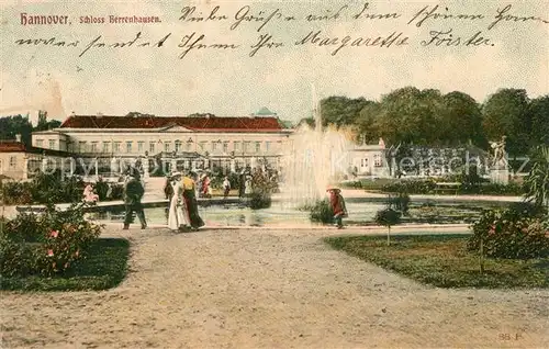 AK / Ansichtskarte Hannover Schloss Herrenhausen Hannover