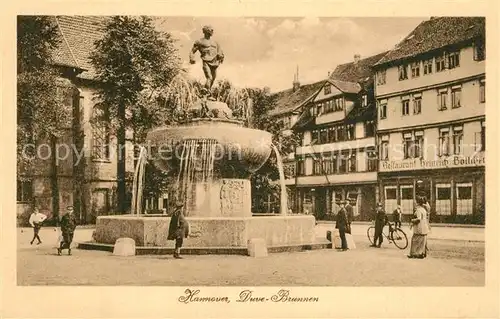 AK / Ansichtskarte Hannover Duve Brunnen Hannover