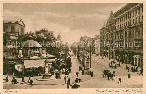 AK / Ansichtskarte Hannover Georgstrasse Cafe Kroepcke Hannover