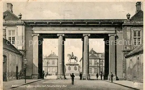 AK / Ansichtskarte Kobenhavn Kolonaden Amalenberg Slot Kobenhavn