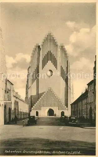 AK / Ansichtskarte Kobenhavn Grundtvigskirken Kobenhavn