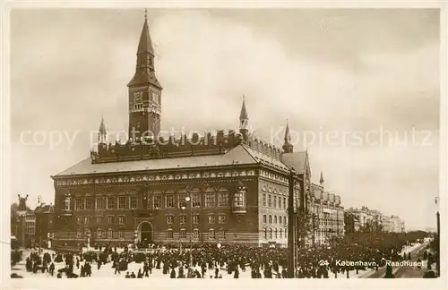 AK / Ansichtskarte Kobenhavn Raadhuset Kobenhavn