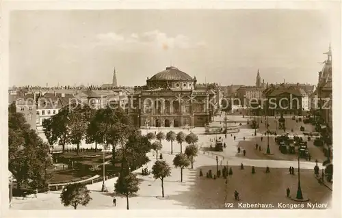 AK / Ansichtskarte Kobenhavn Kongens Nytorv Kobenhavn