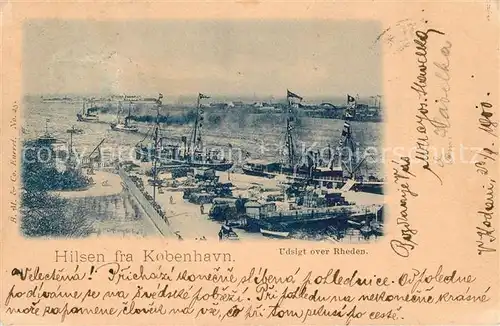 AK / Ansichtskarte Kobenhavn Hafen Rheden Kobenhavn