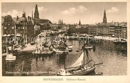 AK / Ansichtskarte Kobenhavn Holmens Kanal Kobenhavn