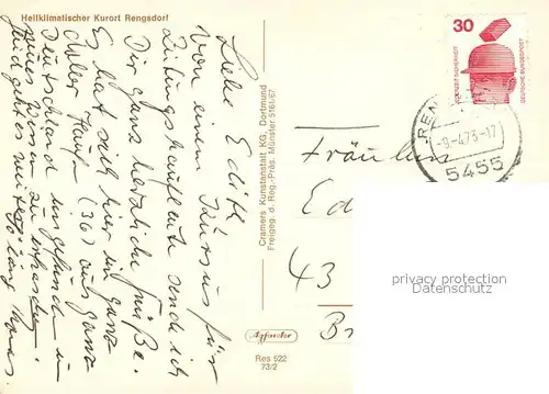 AK / Ansichtskarte Rengsdorf Fliegeraufnahme Rengsdorf