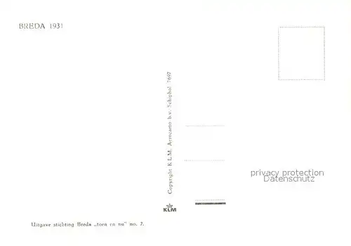 AK / Ansichtskarte Breda_Noord Brabant Fliegeraufnahme Breda Noord Brabant