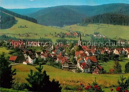 AK / Ansichtskarte Baiersbronn_Schwarzwald Panorama Baiersbronn Schwarzwald