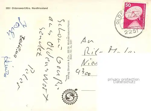 AK / Ansichtskarte Oldenswort Teilansichten Oldenswort