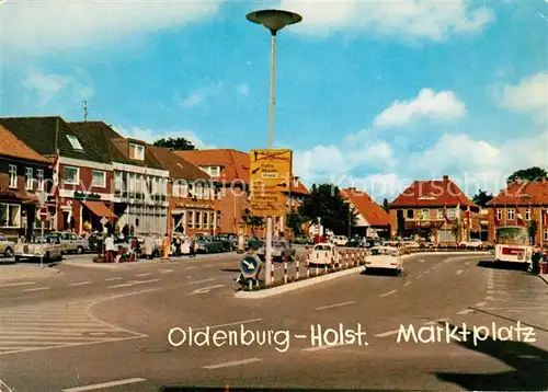AK / Ansichtskarte Oldenburg_Holstein Marktplatz Oldenburg_Holstein