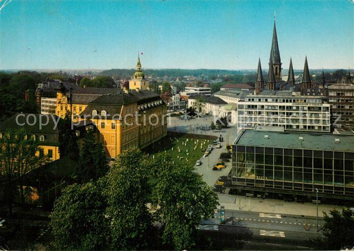 AK / Ansichtskarte Oldenburg_Niedersachsen Stadtzentrum mit Kirche