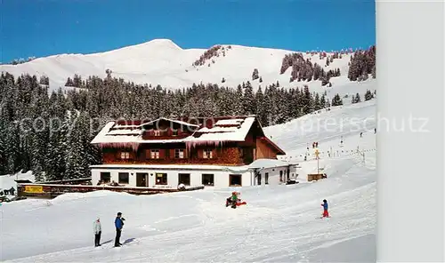 AK / Ansichtskarte Obermaiselstein Grasgehren am Riedbergerhorn Gasthof Adler Martinszell Obermaiselstein