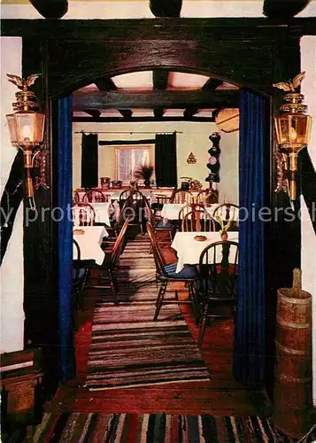 AK / Ansichtskarte Nuembrecht Restaurant Historische Holsteinsmuehle Gaststube Nuembrecht