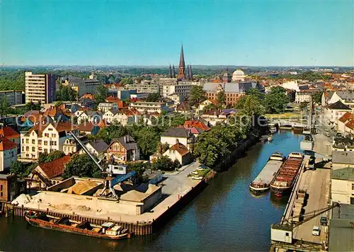 AK / Ansichtskarte Oldenburg_Niedersachsen Fliegeraufnahme Oldenburg Niedersachsen