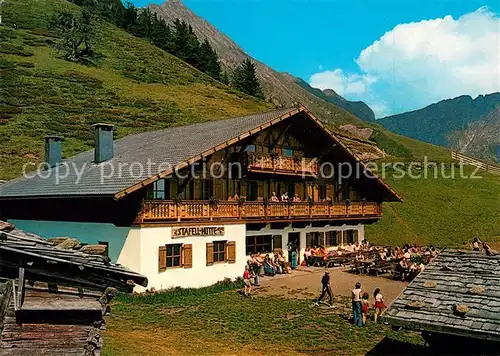 AK / Ansichtskarte Schenna_Meran Stafell Huette Hirzer Gebiet Schenna Meran